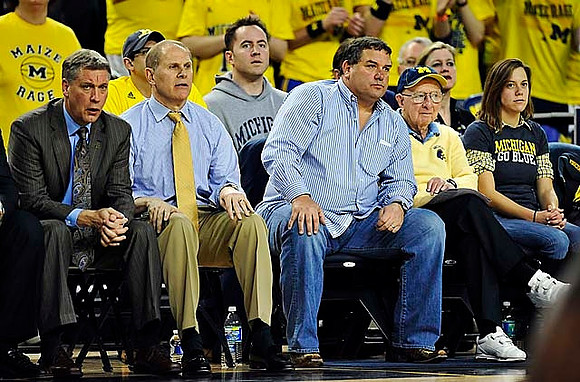 Jeff Meyer, John Beilein, and Brady Hoke