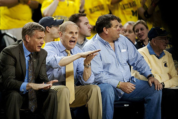 Jeff Meyer, John Beilein, and Brady Hoke