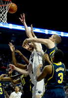 Derrick Walton Jr. (10), Kameron Chatman (3), and Max Bielfeldt (44)