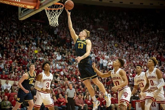 Jon Teske (15) and Ignas Brazdeikis (13)