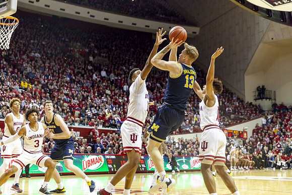 Jon Teske (15) and Ignas Brazdeikis (13)