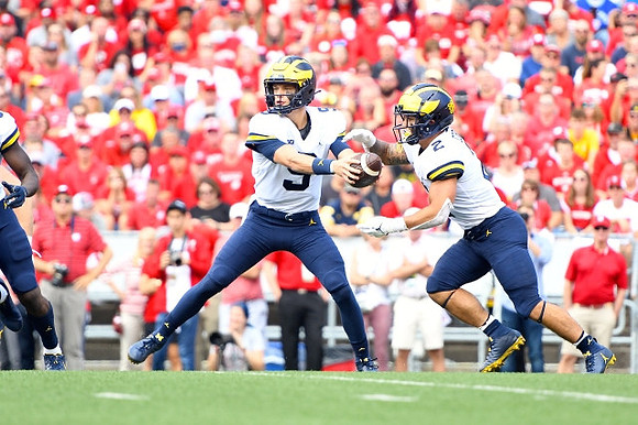 J.J. McCarthy (9) and Blake Corum (2)