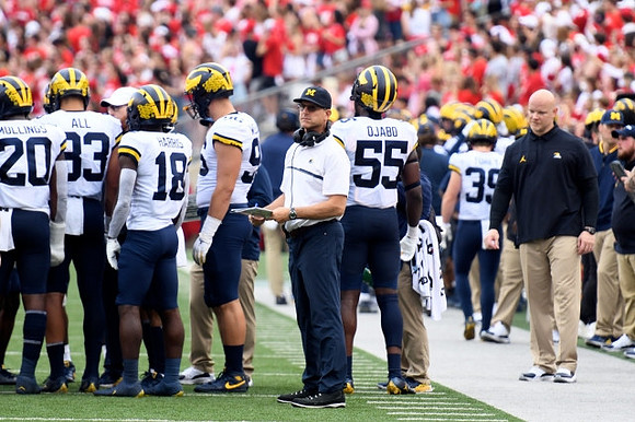 Jim Harbaugh and Michigan Team