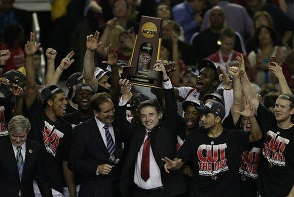 Louisville Head Coach Rick Pitino