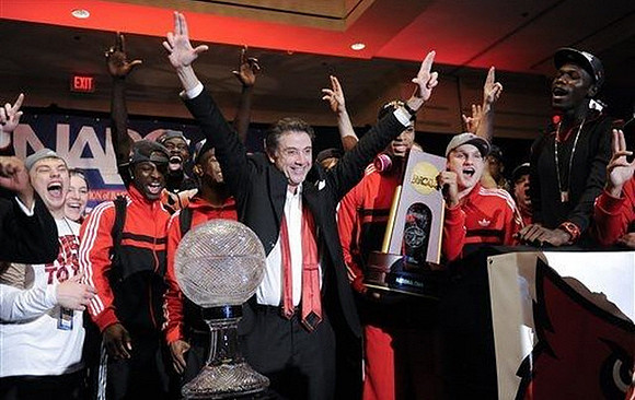 Louisville Head Coach Rick Pitino