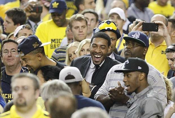 4 of Fab 5: Juwan Howard, Jimmy King, Ray Jackson, and Jalen Rose