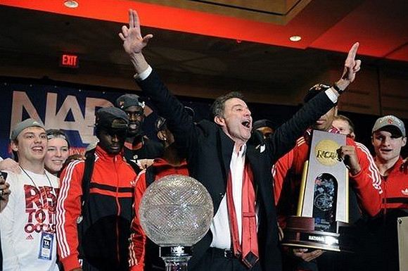 Louisville Head Coach Rick Pitino