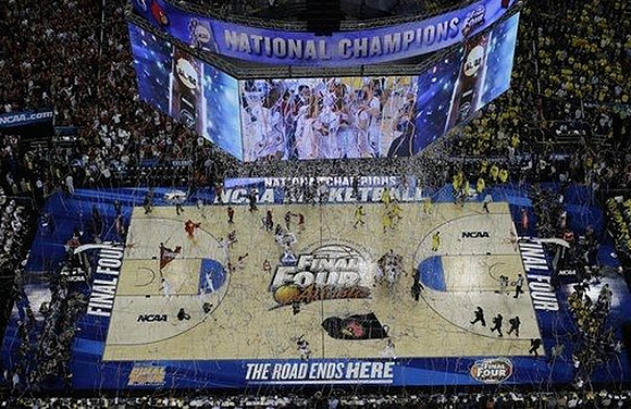 Michigan Team and Georgia Dome