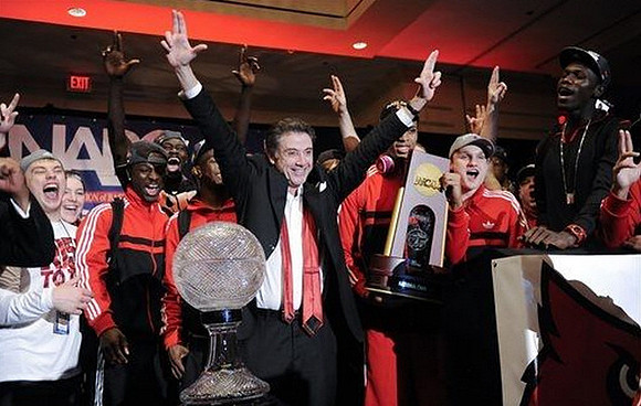 Louisville Head Coach Rick Pitino