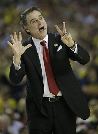 Louisville Head Coach Rick Pitino