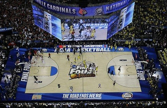 Michigan Team and Georgia Dome