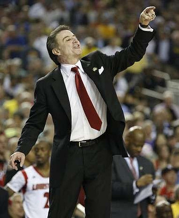 Louisville Head Coach Rick Pitino