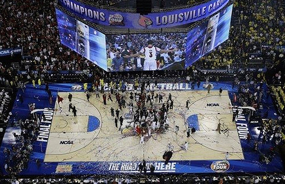 Michigan Team and Georgia Dome