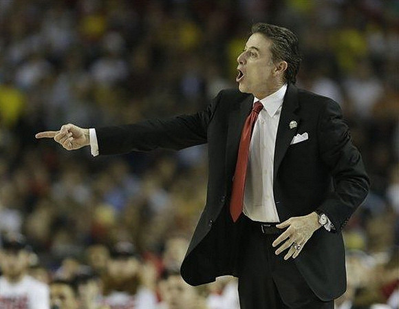 Louisville Head Coach Rick Pitino