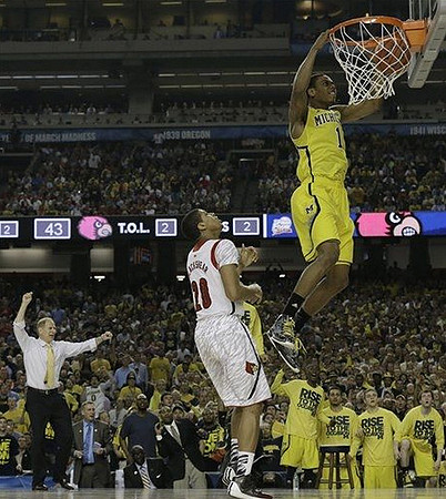 Glenn Robinson III (1), John Beilein, and Michigan Team