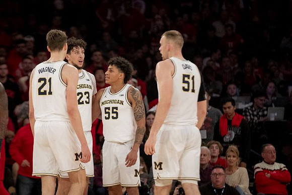 Franz Wagner (21), Brandon Johns Jr. (23), Eli Brooks (55), and Austin Davis (51)