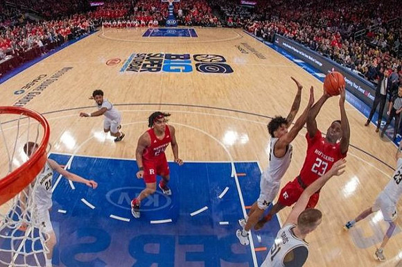 Franz Wagner (21), David DeJulius (0), Eli Brooks (55), Austin Davis (51), and Brandon Johns Jr. (23)