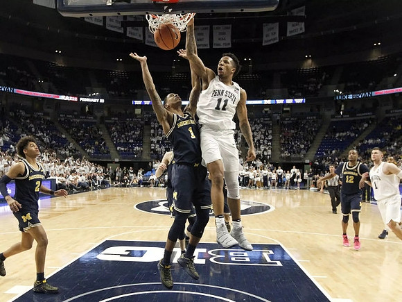 Jordan Poole (2), Charles Matthews (1), and Muhammad-Ali Abdur-Rahkman (12)