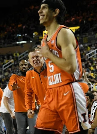 Illinois Head Coach Brad Underwood