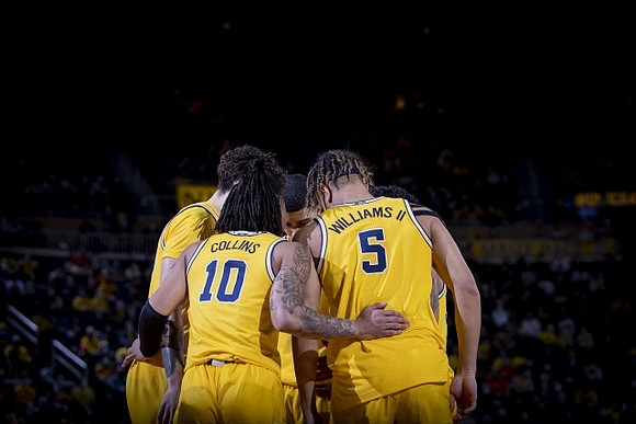 Brandon Johns Jr. (23), Frankie Collins (10), Terrance Williams II (5), and Caleb Houstan (22)