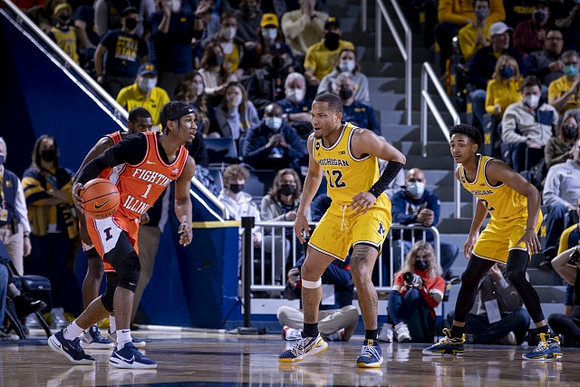 DeVante' Jones (12) and Kobe Bufkin (2)