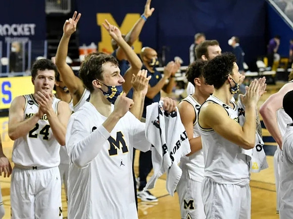 C.J. Baird (24), Franz Wagner (21), and Brandon Johns Jr. (23)