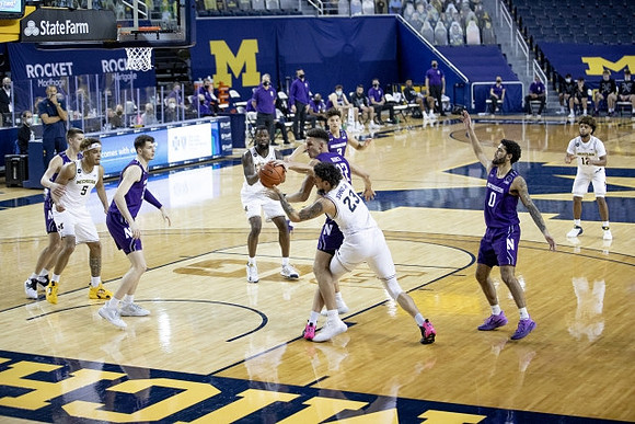 Terrance Williams II (5), Chaundee Brown Jr. (15), Brandon Johns Jr. (23), and Mike Smith (12)