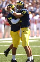 Garrett Rivas (38) and Matt Gutierrez (12)