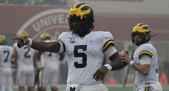 Joe Milton (5) and Shea Patterson (2)