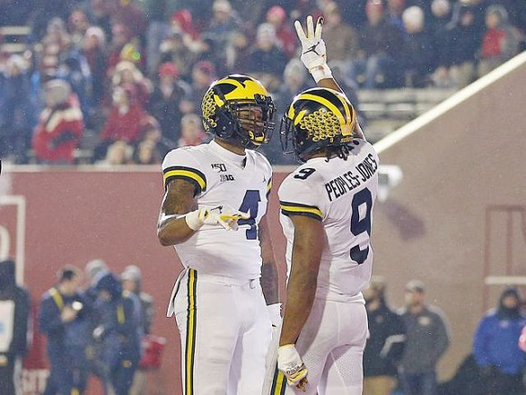 Nico Collins (4) and Donovan Peoples-Jones (9)