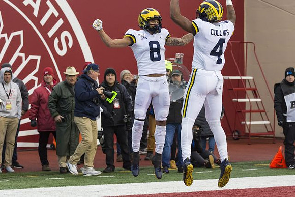 Ronnie Bell (8) and Nico Collins (4)