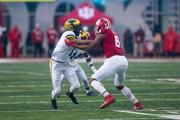 Khaleke Hudson (7) and Josh Metellus (14)