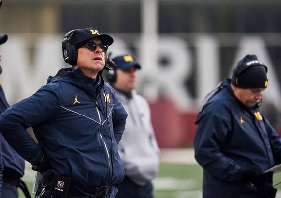 Jim Harbaugh and Don Brown