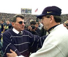 Lloyd Carr and Joe Paterno