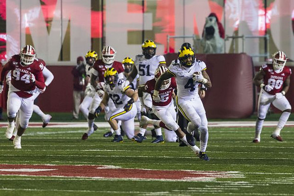 Ben Mason (42), Cesar Ruiz (51), and Nico Collins (4)