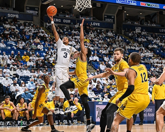 Moussa Diabate (14), Kobe Bufkin (2), Hunter Dickinson (1), and DeVante' Jones (12)