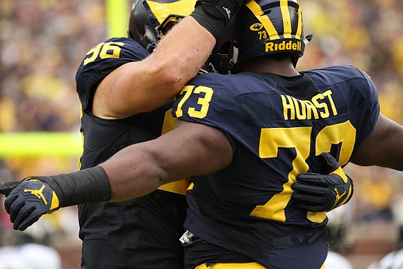 Ryan Glasgow (96) and Maurice Hurst (73)
