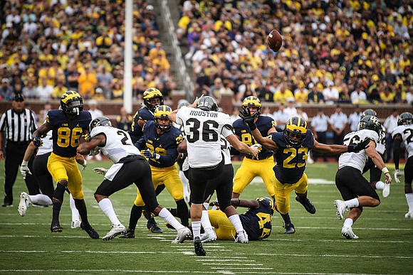 Jehu Chesson (86), Jordan Glasgow (29), Delano Hill (44), Michael Jocz (81), and Tyree Kinnel (23)