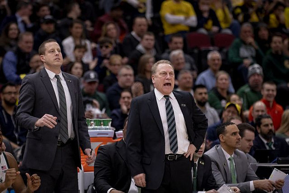Michigan State Head Coach Tom Izzo