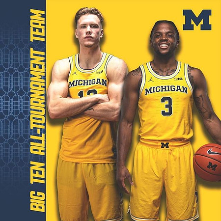 Ignas Brazdeikis (13) and Zavier Simpson (3)