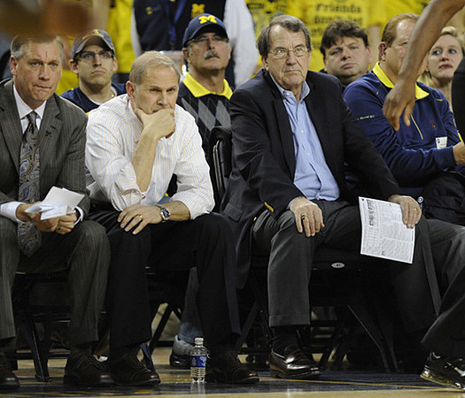 Jeff Meyer, John Beilein, and Lloyd Carr