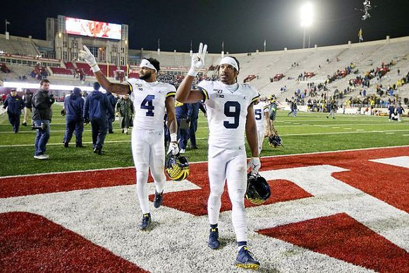 Nico Collins (4) and Donovan Peoples-Jones (9)