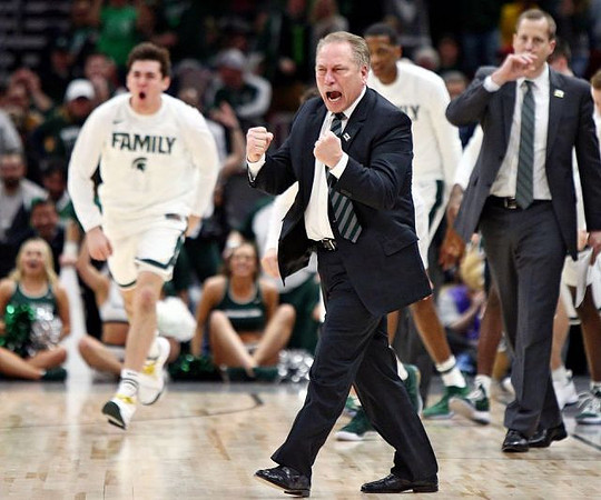 Michigan State Head Coach Tom Izzo