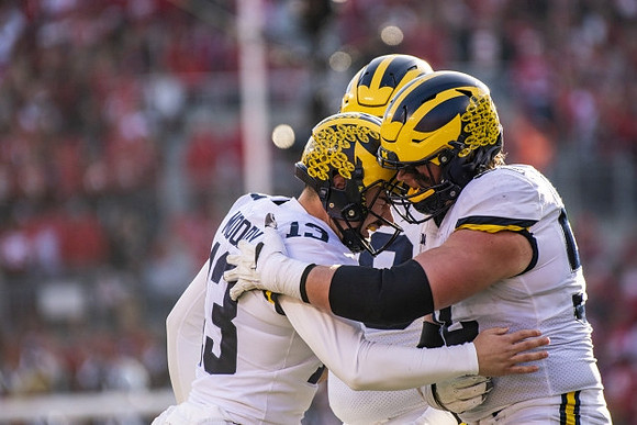 Jake Moody (13) and Carter Selzer (89)
