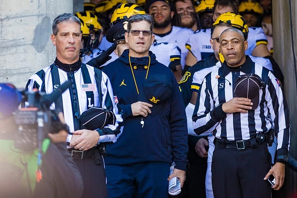 Jim Harbaugh and Michigan Team