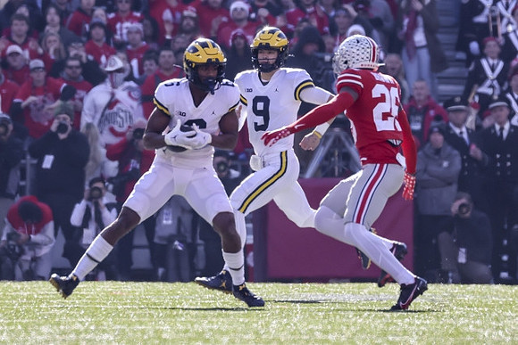 Cornelius Johnson (6) and J.J. McCarthy (9)