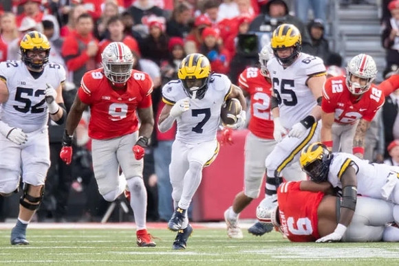 Karsen Barnhart (52), Donovan Edwards (7), and Zak Zinter (65)