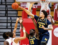 Chaundee Brown Jr. (15) and Brandon Johns Jr. (23)