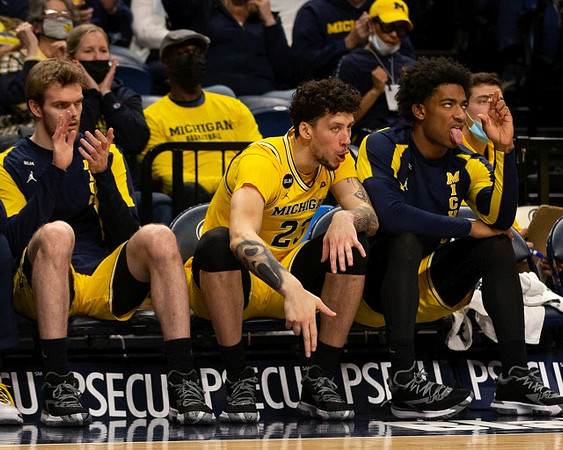Jaron Faulds (44), Brandon Johns Jr. (23), and Jace Howard (25)