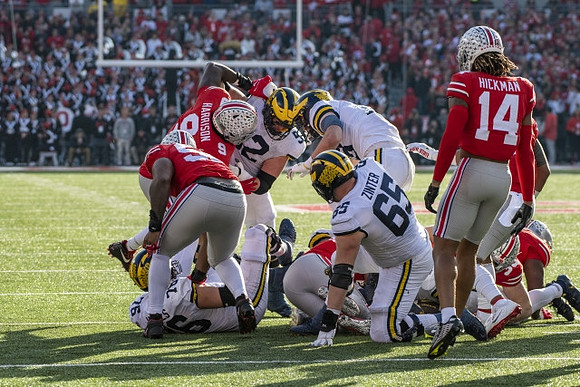 Ryan Hayes (76), Zak Zinter (65), and Karsen Barnhart (52)